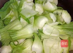 Illustration of how to stir-fry mushrooms and seaweed 7