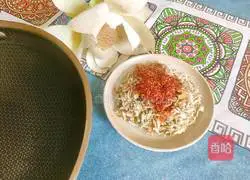 Illustration of steaming sophora japonica 14