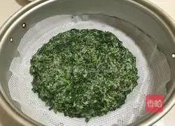 Steamed vegetables: shepherd's purse Illustration of how to make shepherd's purse dumplings 4