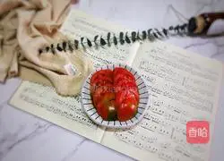 Good news for kitchen novices—Illustration of how to make summer quick dish tomatoes with sauce 9