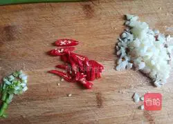 Dry stir-fried king oyster mushrooms Illustration of how to do it 3