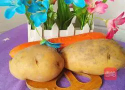 Illustration of how to make carrots and potatoes 1