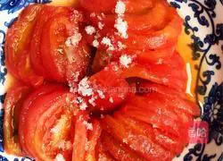 Illustration of how to make white sugar tomatoes 3