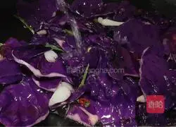 Spicy and sour purple cabbage Illustration of how to do it 7