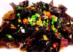 Illustration of how to make cold and spicy fungus 4 