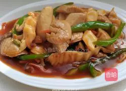 Illustration of how to make king oyster mushroom slices 13