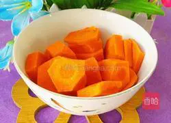 Illustration of how to make carrot nutritious rice cereal 2