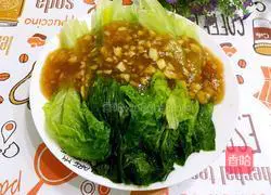 Illustration of how to make lettuce in oyster sauce 8