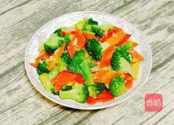 Illustration of how to stir-fry broccoli and carrots 15