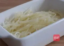 Illustration of home-style cold potato shreds 5