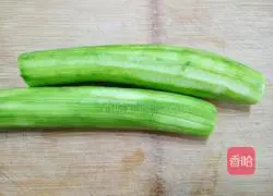 Illustration of how to make loofah and roasted beans 2