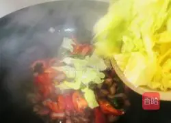 Illustration of how to make hand-shredded cabbage 5