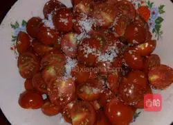 Illustration of how to make tomatoes mixed with sugar 4