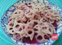 Illustration of how to make rouge lotus root 8