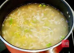 Illustration of how to make colorful pig skin jelly 9