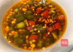 Illustration of how to make saliva chicken 7