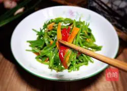 Illustration of how to make stir-fried sweet potato stems with pepper 9