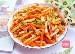 Illustration of how to make fried carrots with king oyster mushrooms 13