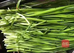 Illustration of grilled leeks 3