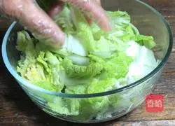 Illustration of how to make sesame cabbage 3