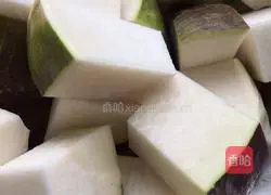 Illustration of braised kohlrabi 3