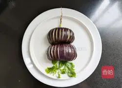 Illustration of how to make eggplant with king oyster mushrooms 4