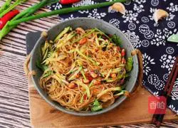 Illustration of how to make cold vermicelli 17