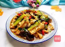 Illustration of how to make cold fungus and yuba 19