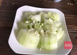 Illustration of how to make garlic winter melon 6