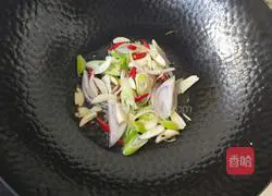 Illustration of how to stir-fry celery and bean curd 8