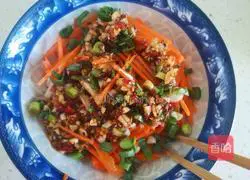 Illustration of how to make cold shredded king oyster mushrooms 15