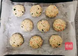 Illustration of how to make rye tofu vegetable dumplings 8