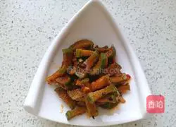 Illustration of how to make cold radish strips 8