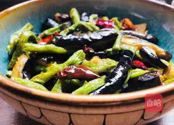 Super fried eggplant and beans, you can't miss it.Illustration 11