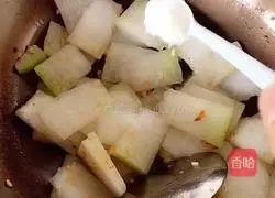 Illustration of how to make refreshing winter melon slices 9