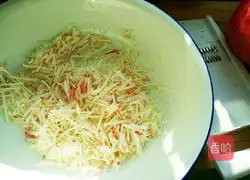 Illustration of making multigrain radish balls 2