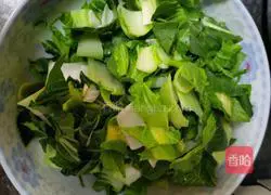 Illustration of how to cook louver with vegetables 1