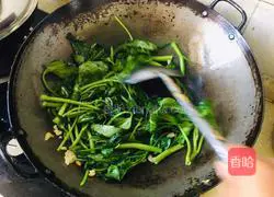 Garlic water spinach recipe 3