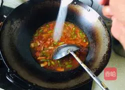 Illustration of how to make vegetarian fried noodles 7