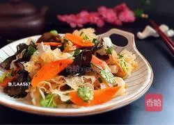 Illustration of how to make cold double ears 5