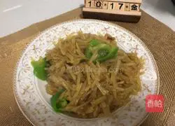 Illustration of how to make fried shredded potatoes 13