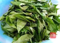 Puning beans Illustration of how to make fried sesame leaves with soy sauce 2