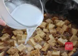 Illustration of braised minced pork and tofu 6