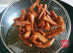 Xinwen gourmet spicy tenderloin strips recipe 8