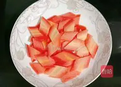 Western Blue Illustration of how to make fried carrots with flowers 2