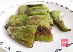 This is a big tiger ~ Illustration of how to make tiger skin green pepper 4