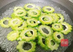 Illustration of how to make cold bitter melon (refreshing version) 4