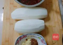 Illustration of how to make Sichuan-flavored shredded radish 1