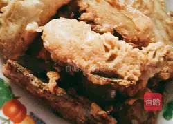 Illustration of how to make fried saury 4