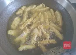 Illustration of how to make salt and pepper king oyster mushroom 9